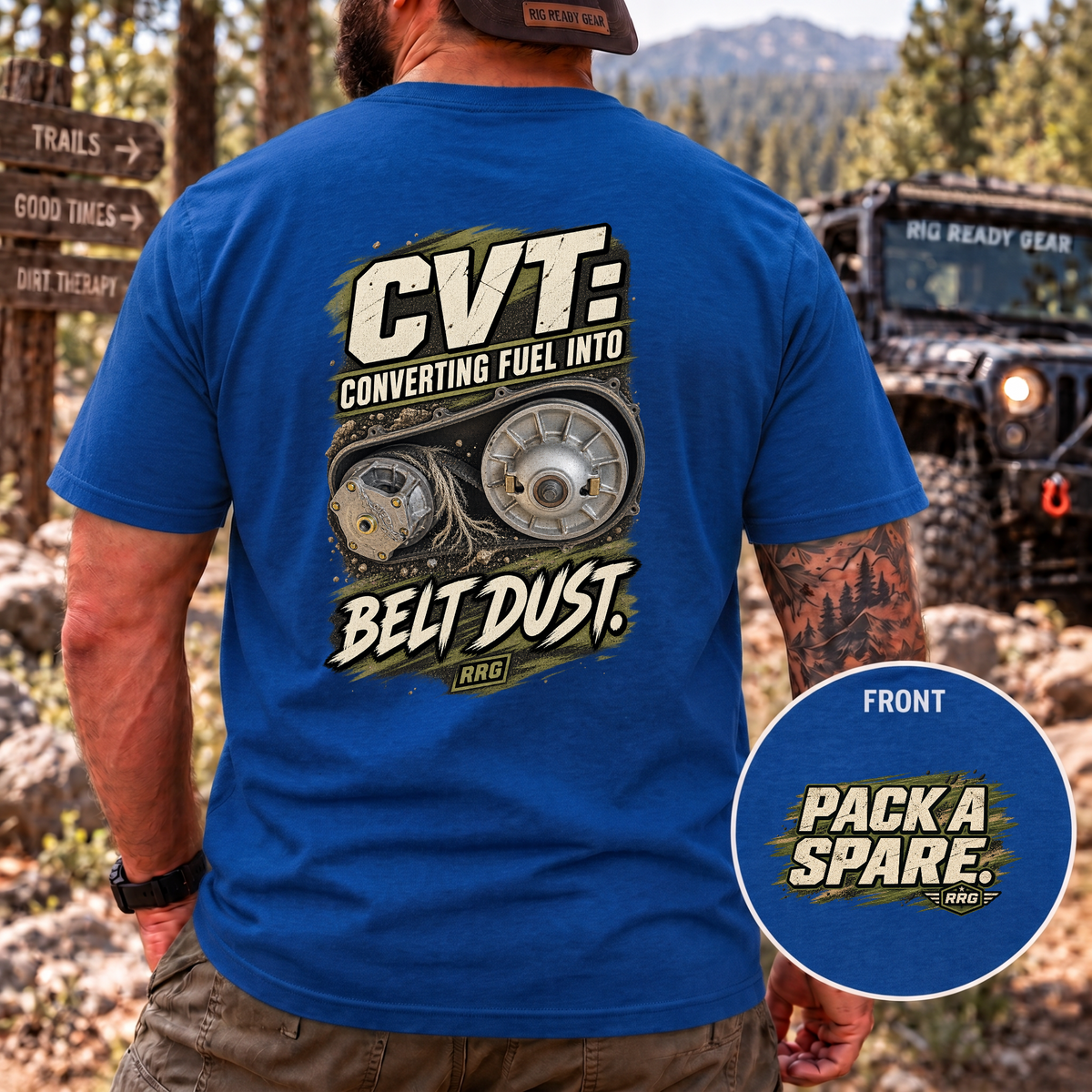 CVT: Converting Fuel Into Belt Dust T-shirt