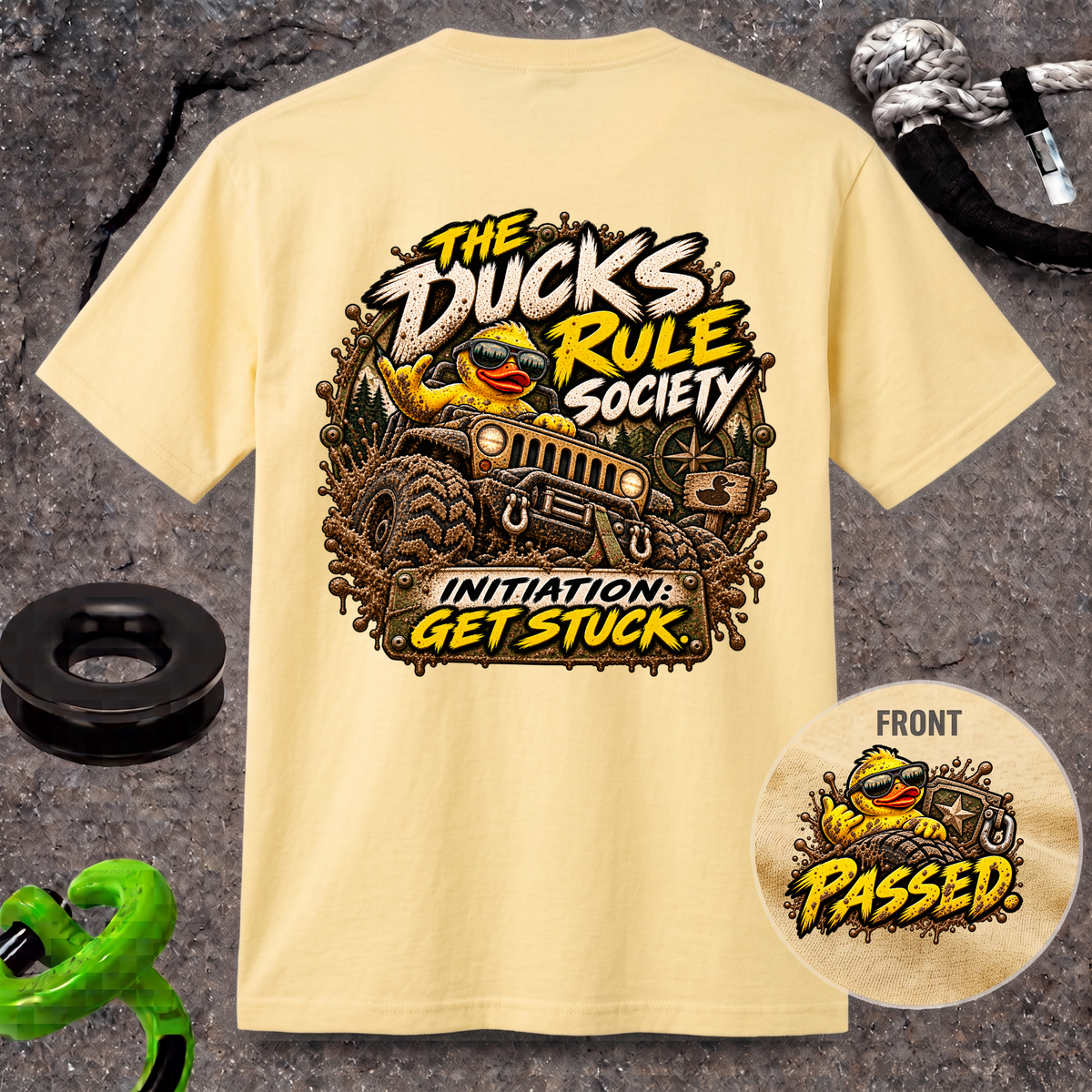 The Ducks Rule Society — Initiation: Get Stuck T-Shirt
