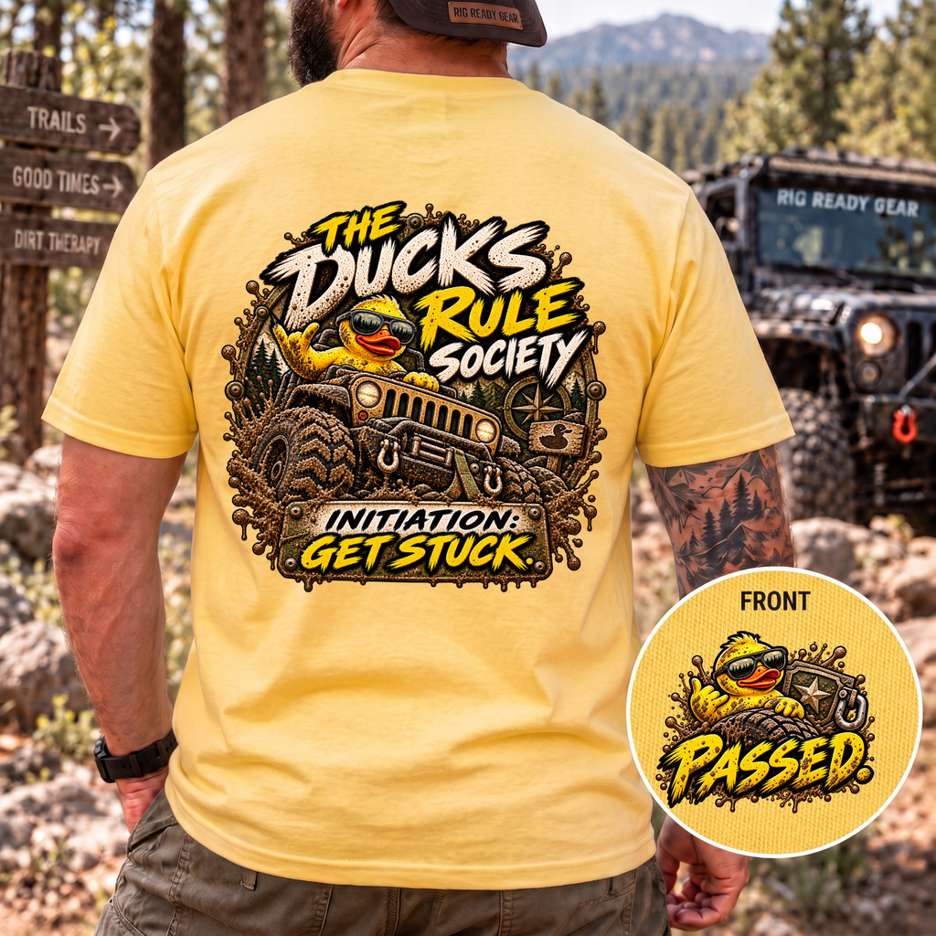 The Ducks Rule Society — Initiation: Get Stuck T-Shirt