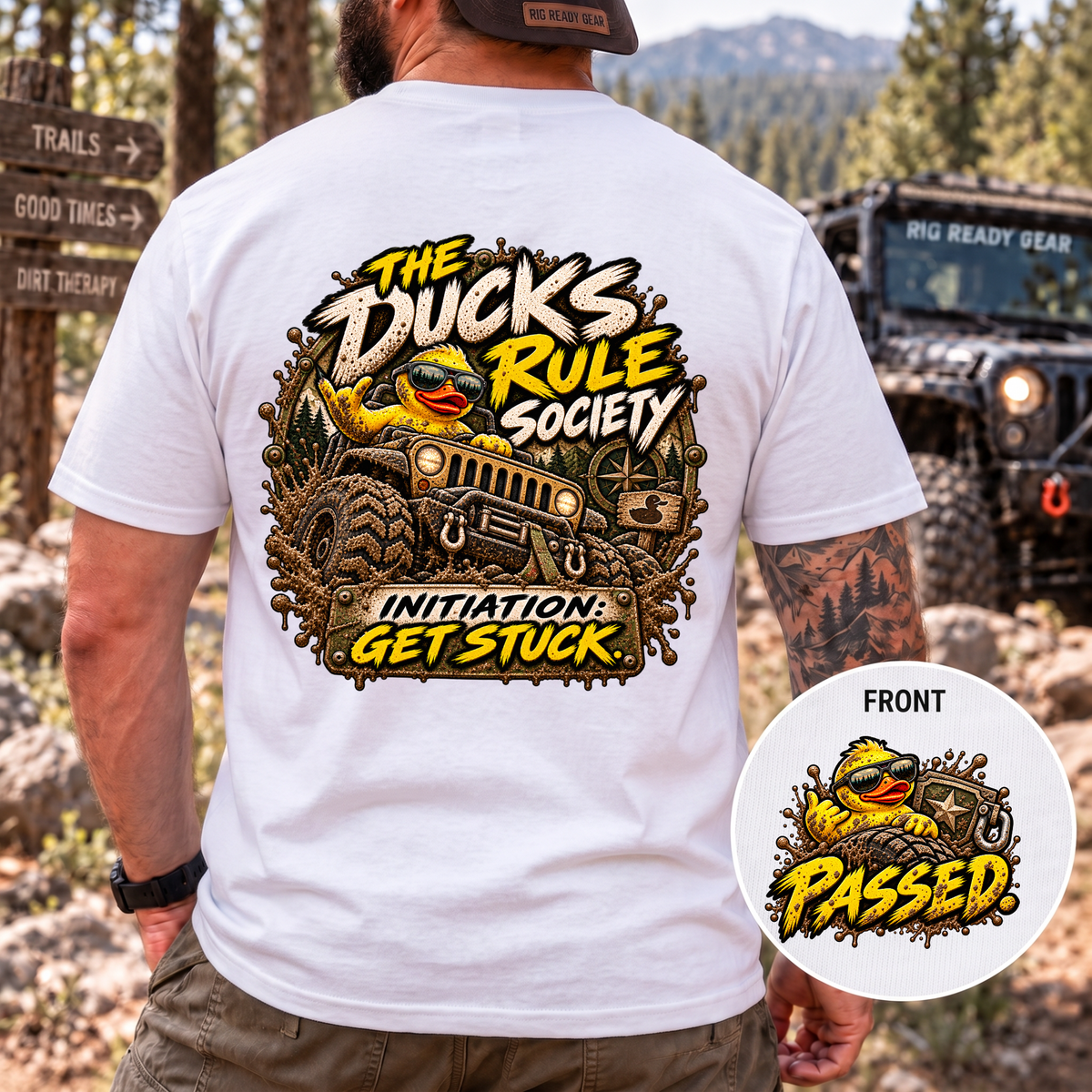 The Ducks Rule Society — Initiation: Get Stuck T-Shirt