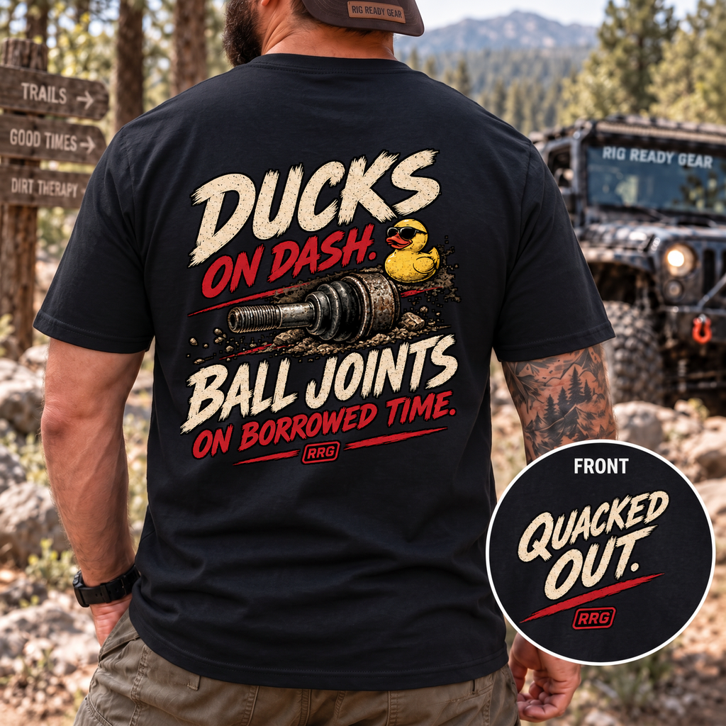 Ducks on Dash. Ball Joints on Borrowed Time. T-shirt
