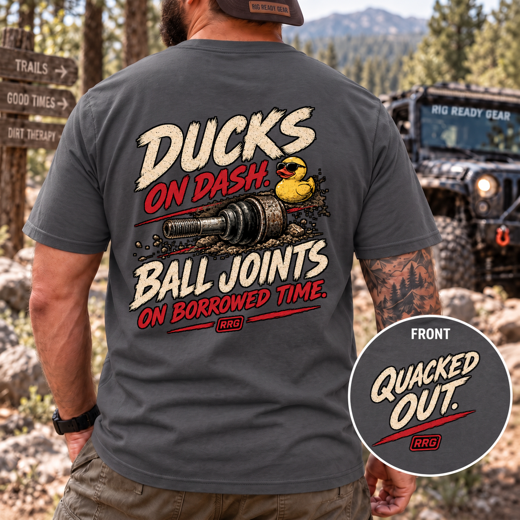 Ducks on Dash. Ball Joints on Borrowed Time. T-shirt