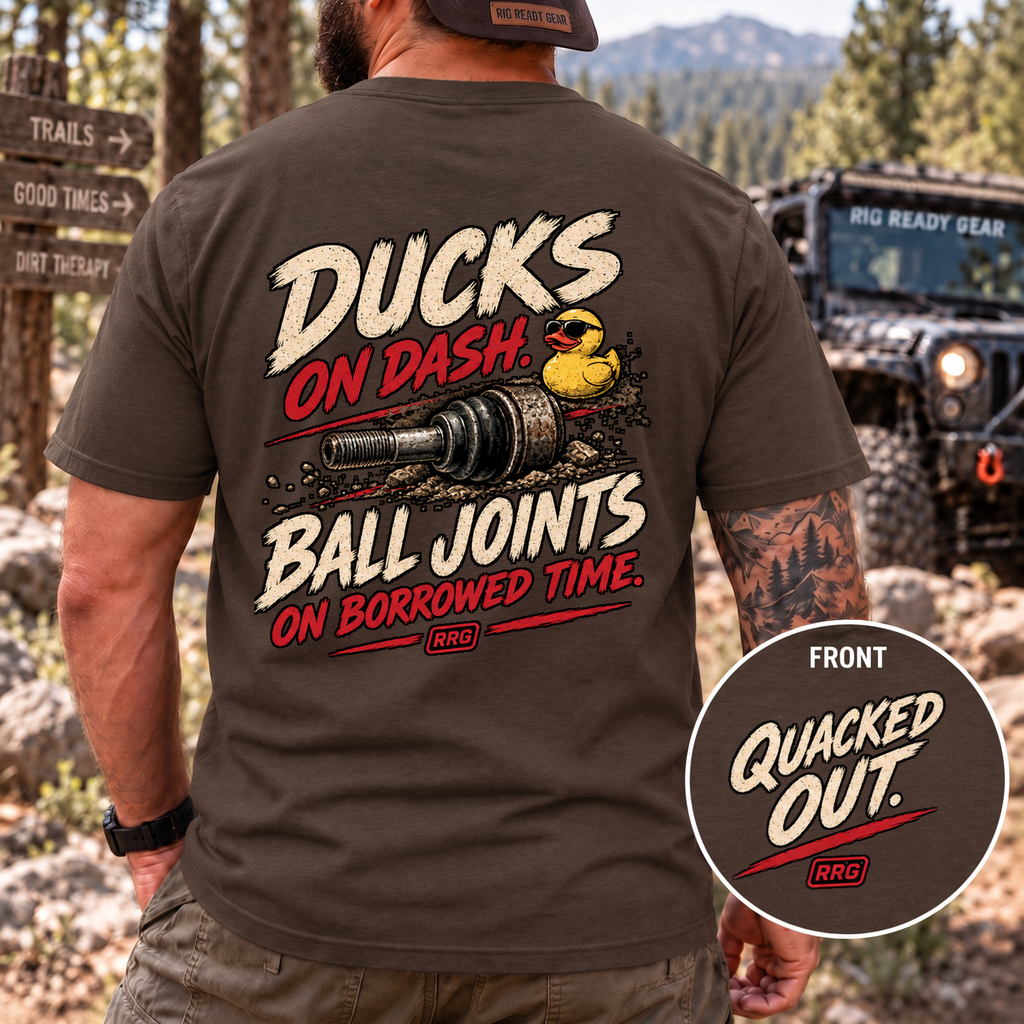 Ducks on Dash. Ball Joints on Borrowed Time. T-shirt