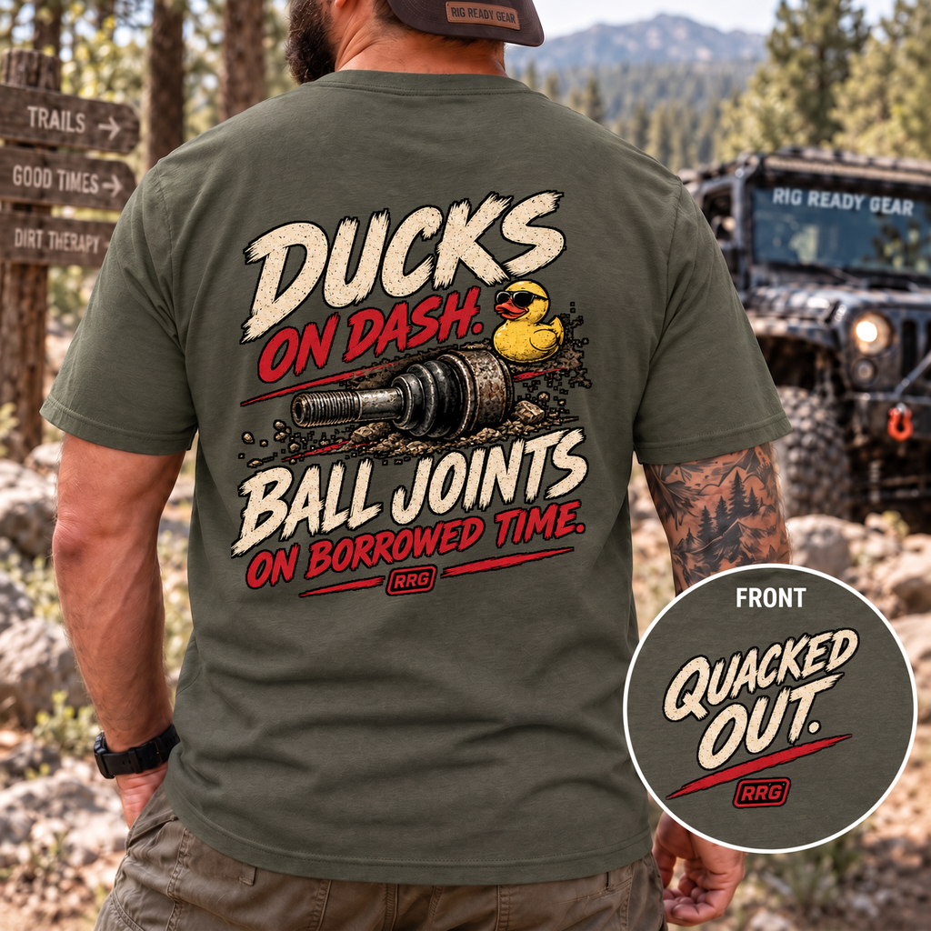 Ducks on Dash. Ball Joints on Borrowed Time. T-shirt