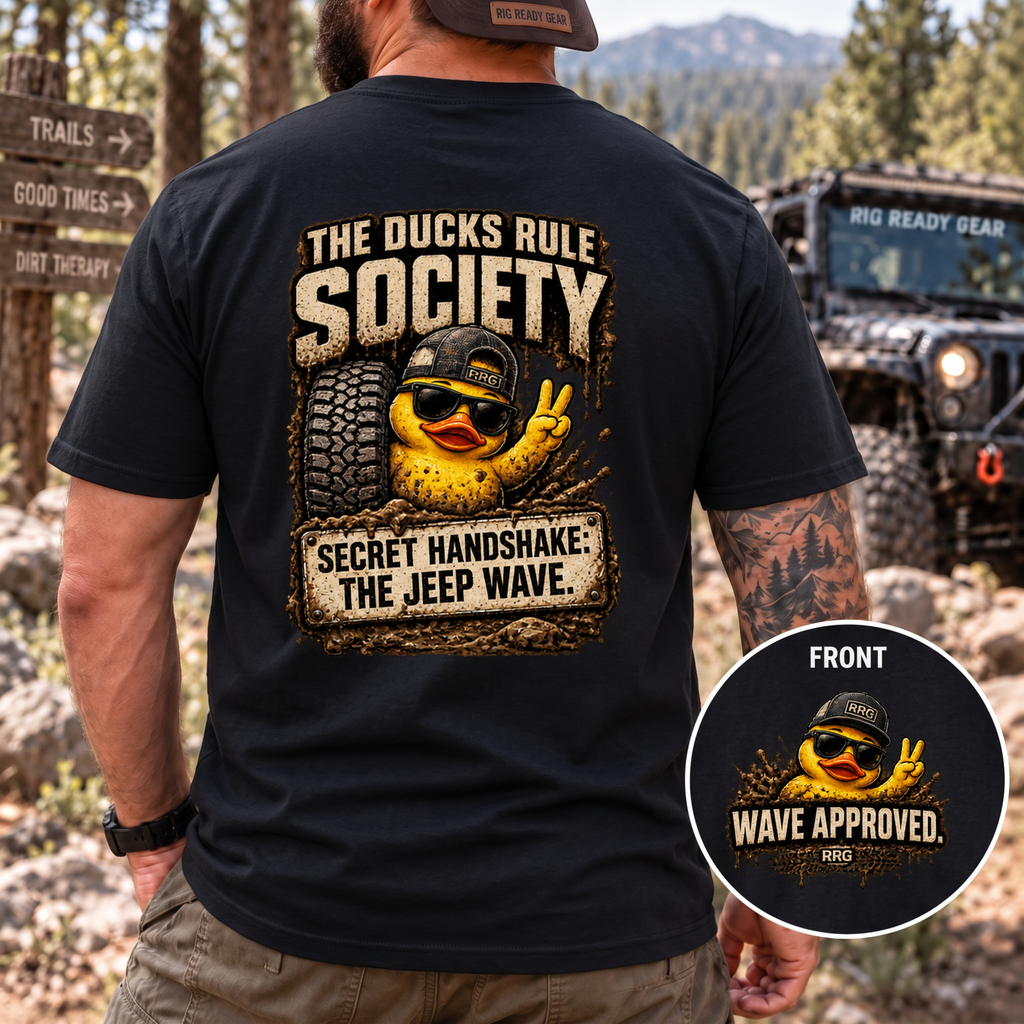 The Ducks Rule Society — Secret Handshake: The Jeep Wave — Wave Approved T-shirt