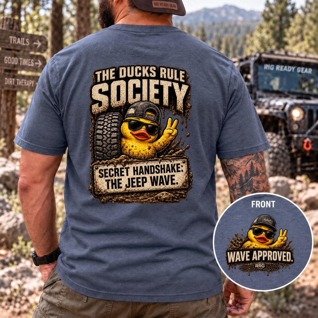 The Ducks Rule Society — Secret Handshake: The Jeep Wave — Wave Approved T-shirt