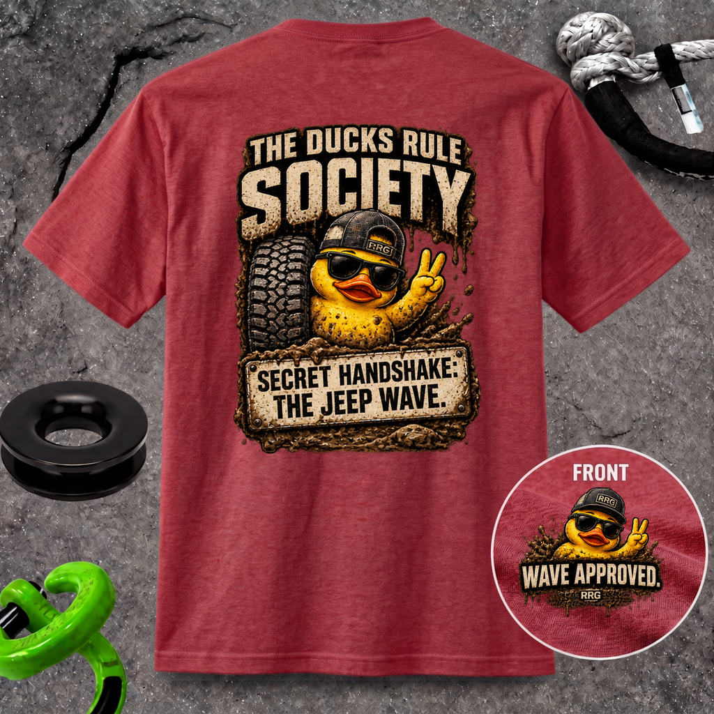 The Ducks Rule Society — Secret Handshake: The Jeep Wave — Wave Approved T-shirt