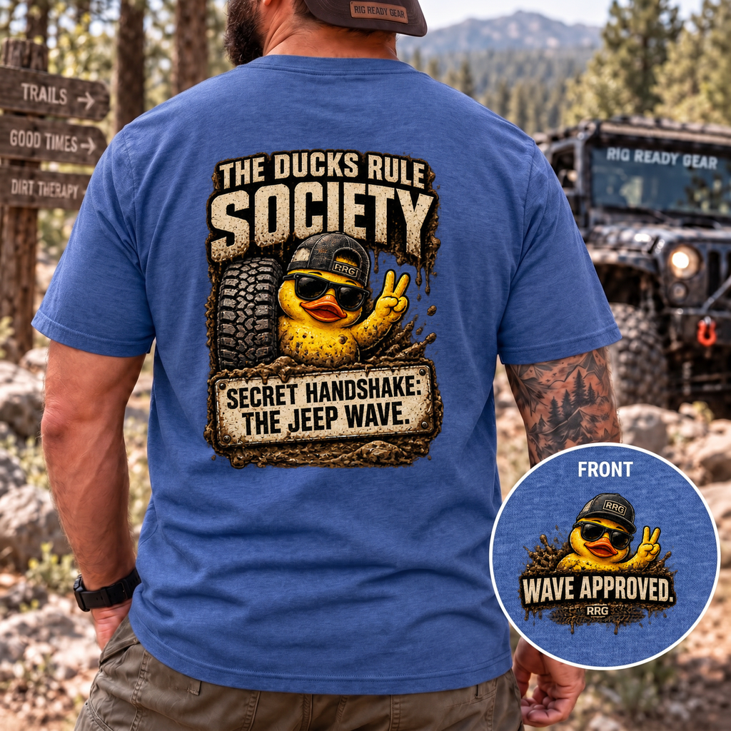 The Ducks Rule Society — Secret Handshake: The Jeep Wave — Wave Approved T-shirt