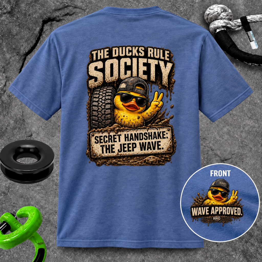 The Ducks Rule Society — Secret Handshake: The Jeep Wave — Wave Approved T-shirt