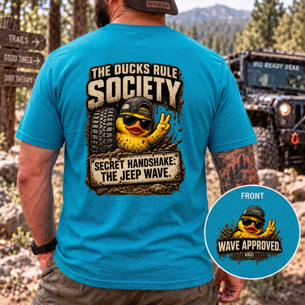 The Ducks Rule Society — Secret Handshake: The Jeep Wave — Wave Approved T-shirt