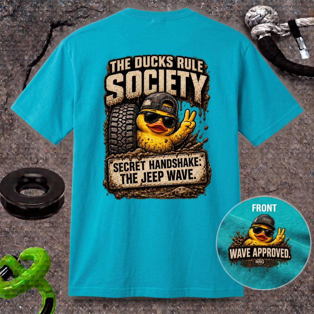 The Ducks Rule Society — Secret Handshake: The Jeep Wave — Wave Approved T-shirt
