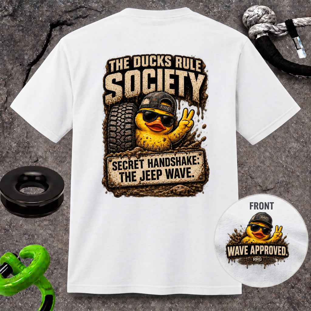 The Ducks Rule Society — Secret Handshake: The Jeep Wave — Wave Approved T-shirt