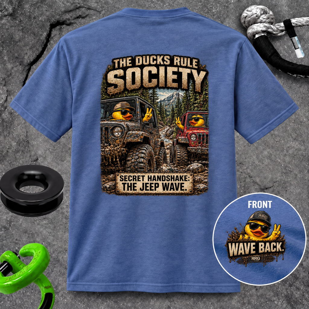 The Ducks Rule Society — Secret Handshake: The Jeep Wave T-shirt