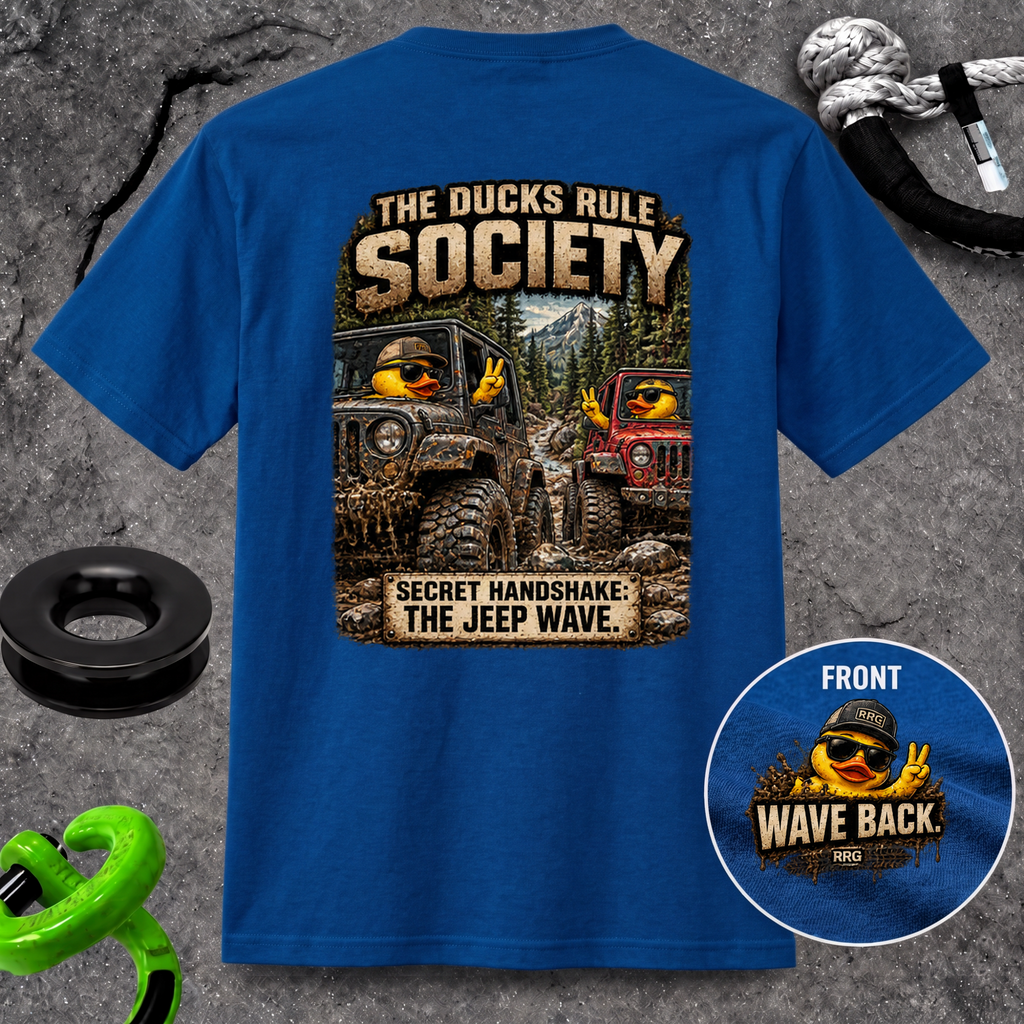The Ducks Rule Society — Secret Handshake: The Jeep Wave T-shirt