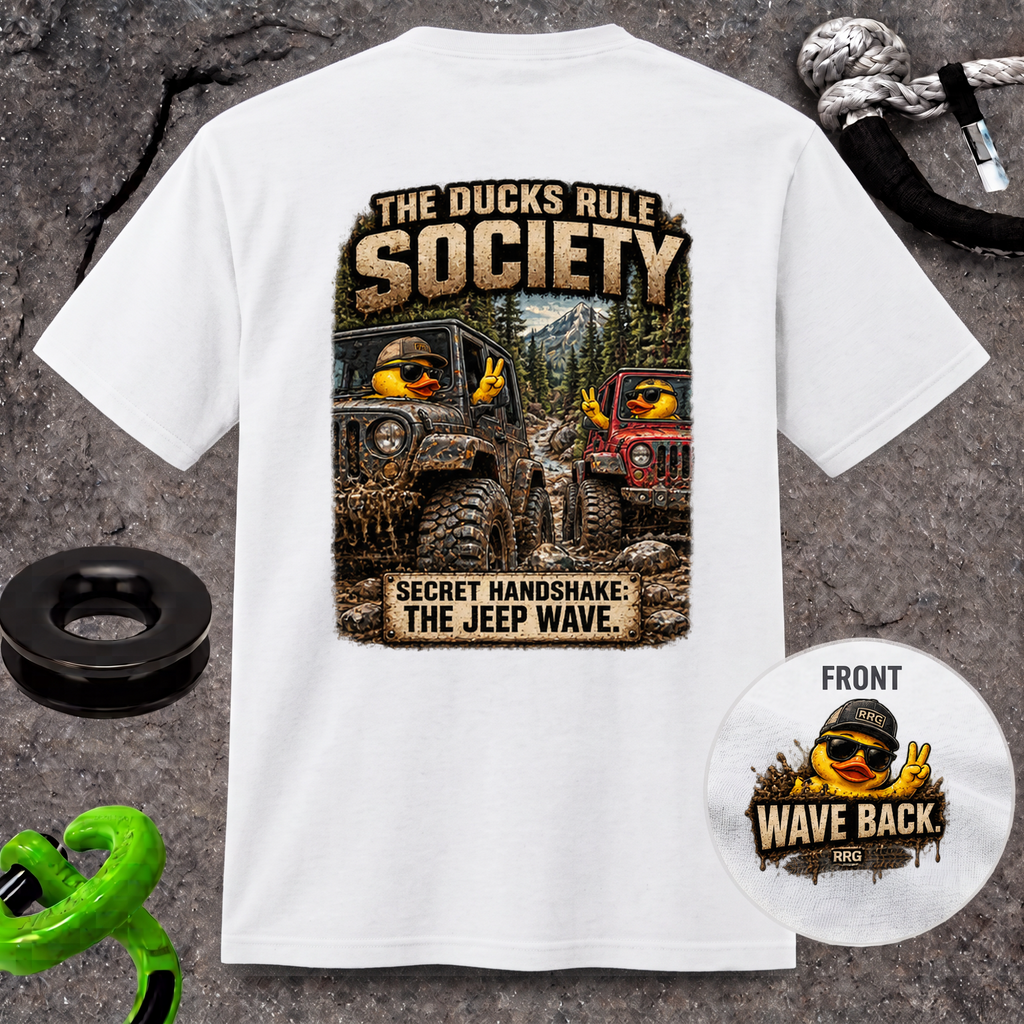 The Ducks Rule Society — Secret Handshake: The Jeep Wave T-shirt