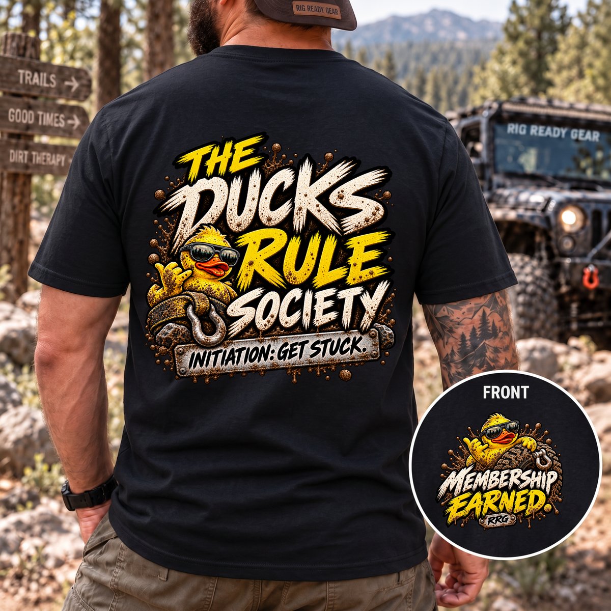 The Ducks Rule Society — Membership Earned T-Shirt