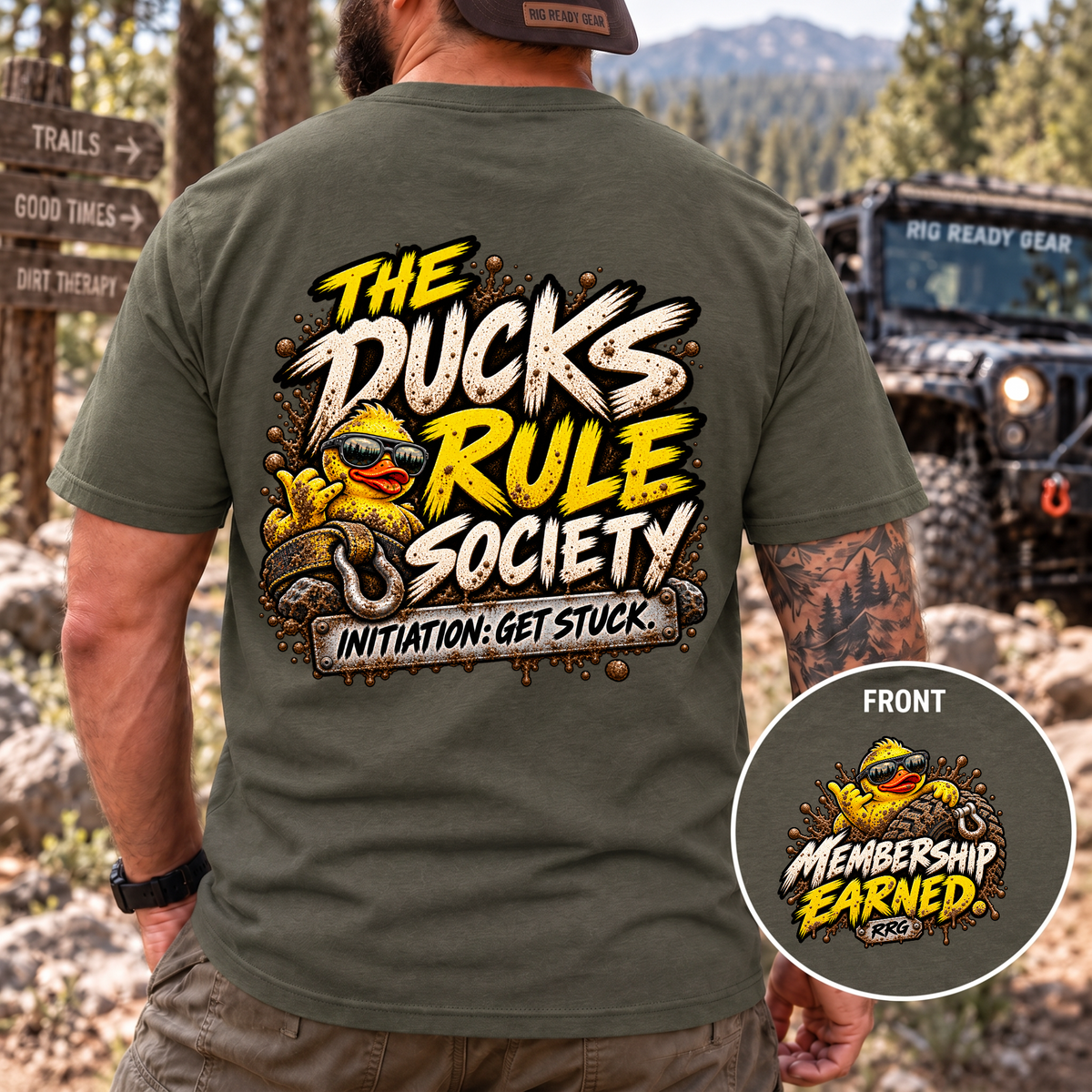 The Ducks Rule Society — Membership Earned T-Shirt