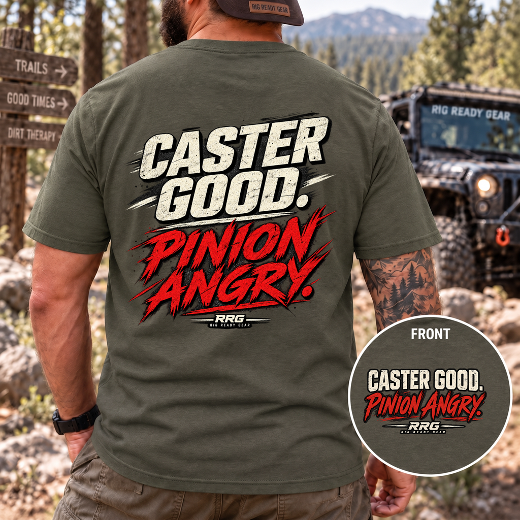 CASTER GOOD. PINION ANGRY. T-shirt