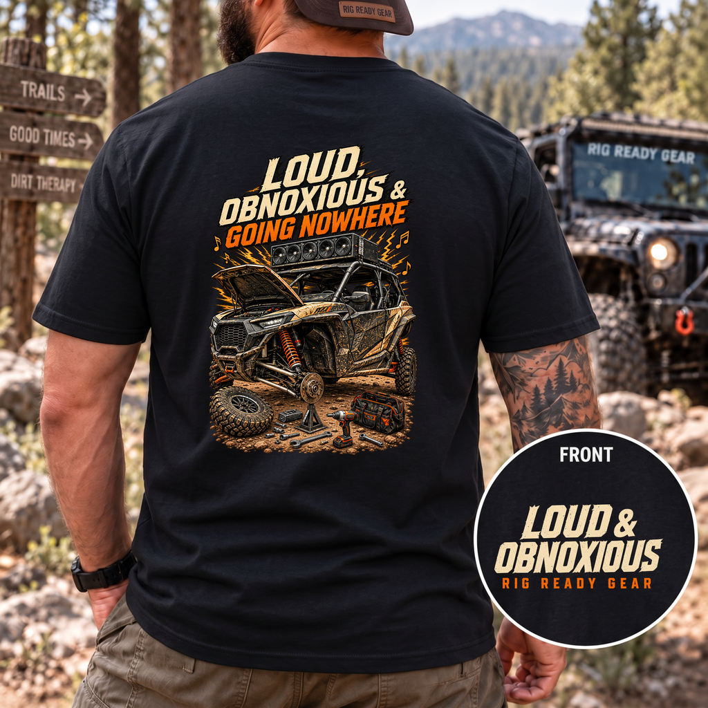 60K Golf Cart Loud, Obnoxious & Going Nowhere T-shirt
