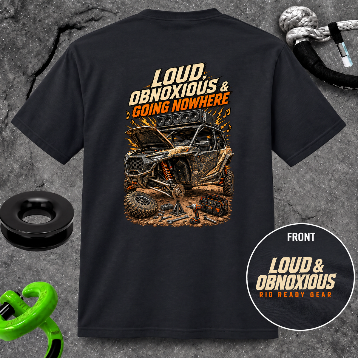 60K Golf Cart Loud, Obnoxious & Going Nowhere T-shirt