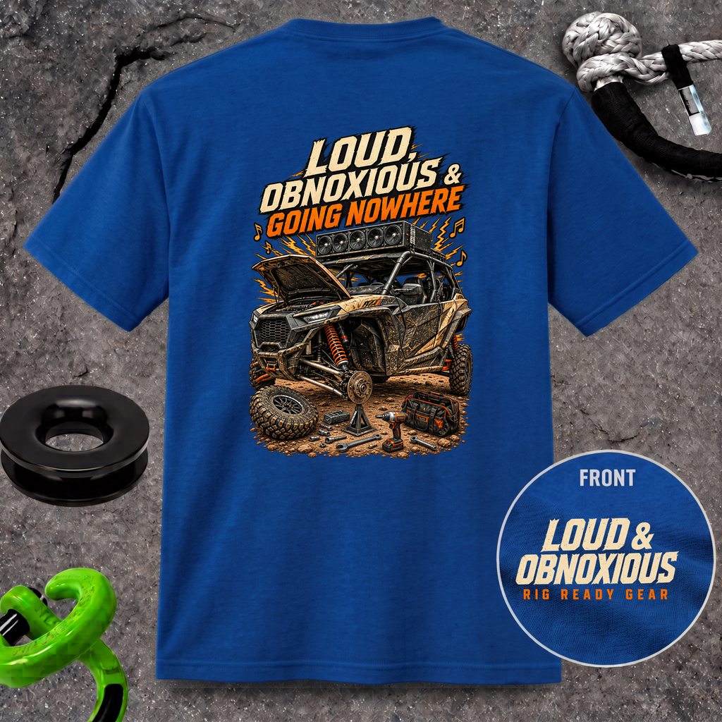60K Golf Cart Loud, Obnoxious & Going Nowhere T-shirt