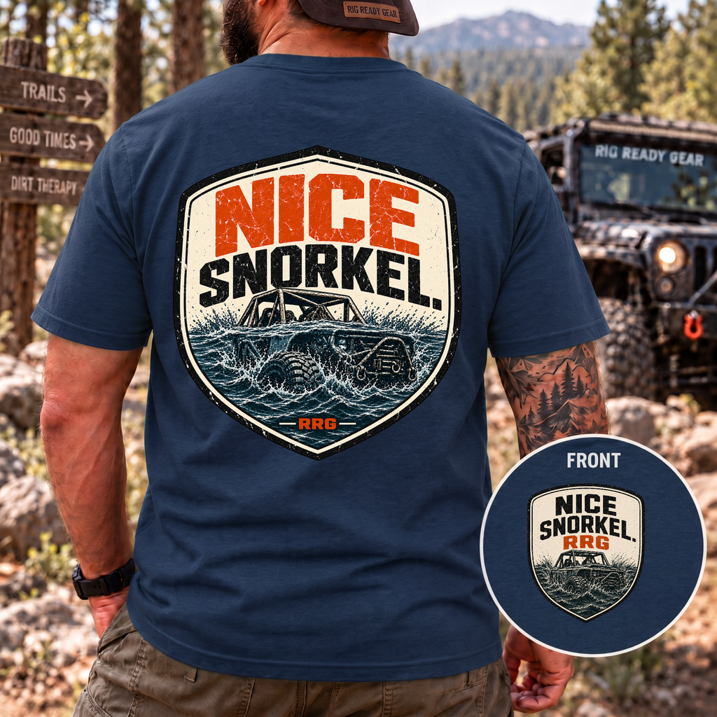 Nice Snorkel T-Shirt — Funny Off-Road Water Crossing Tee
