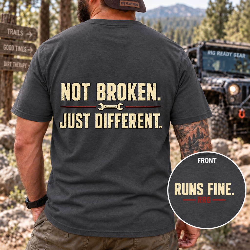 Not Broken. Just Different. — Runs Fine T-Shirt