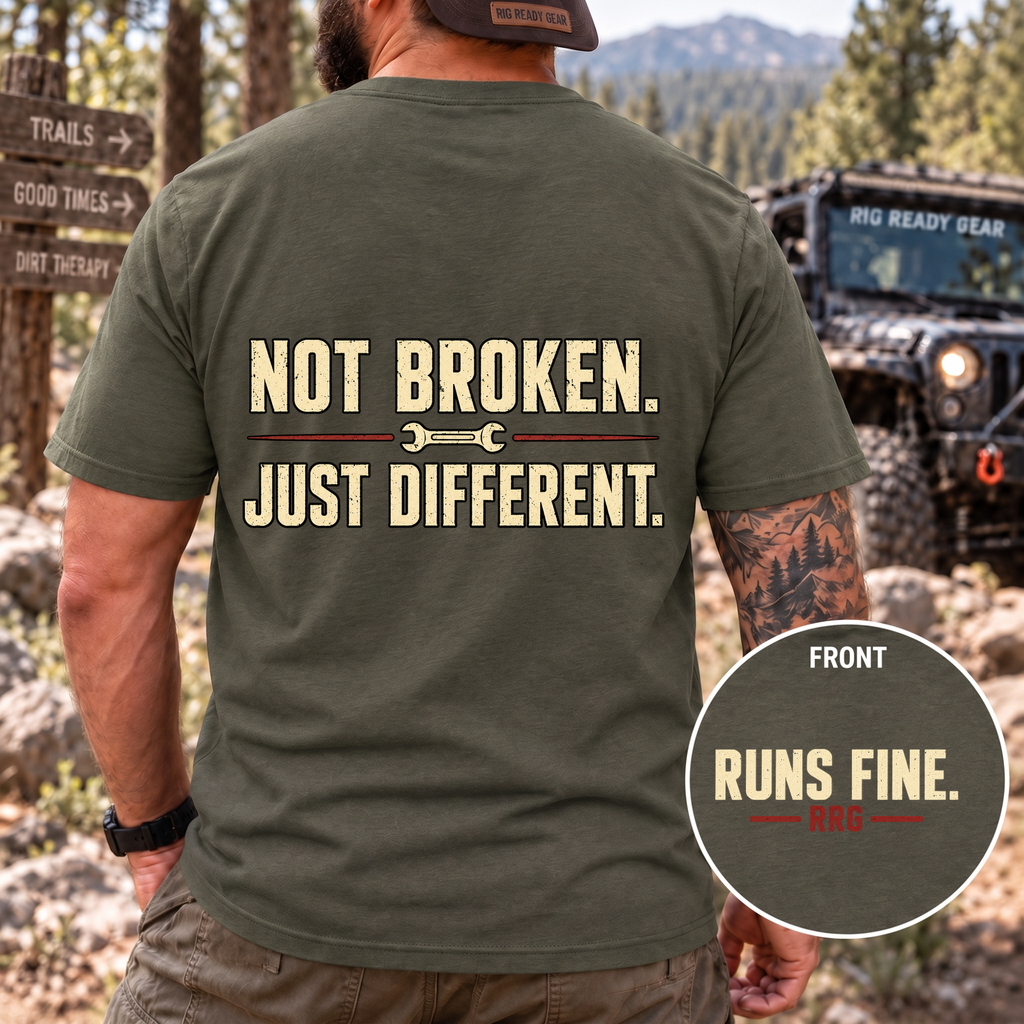 Not Broken. Just Different. — Runs Fine T-Shirt