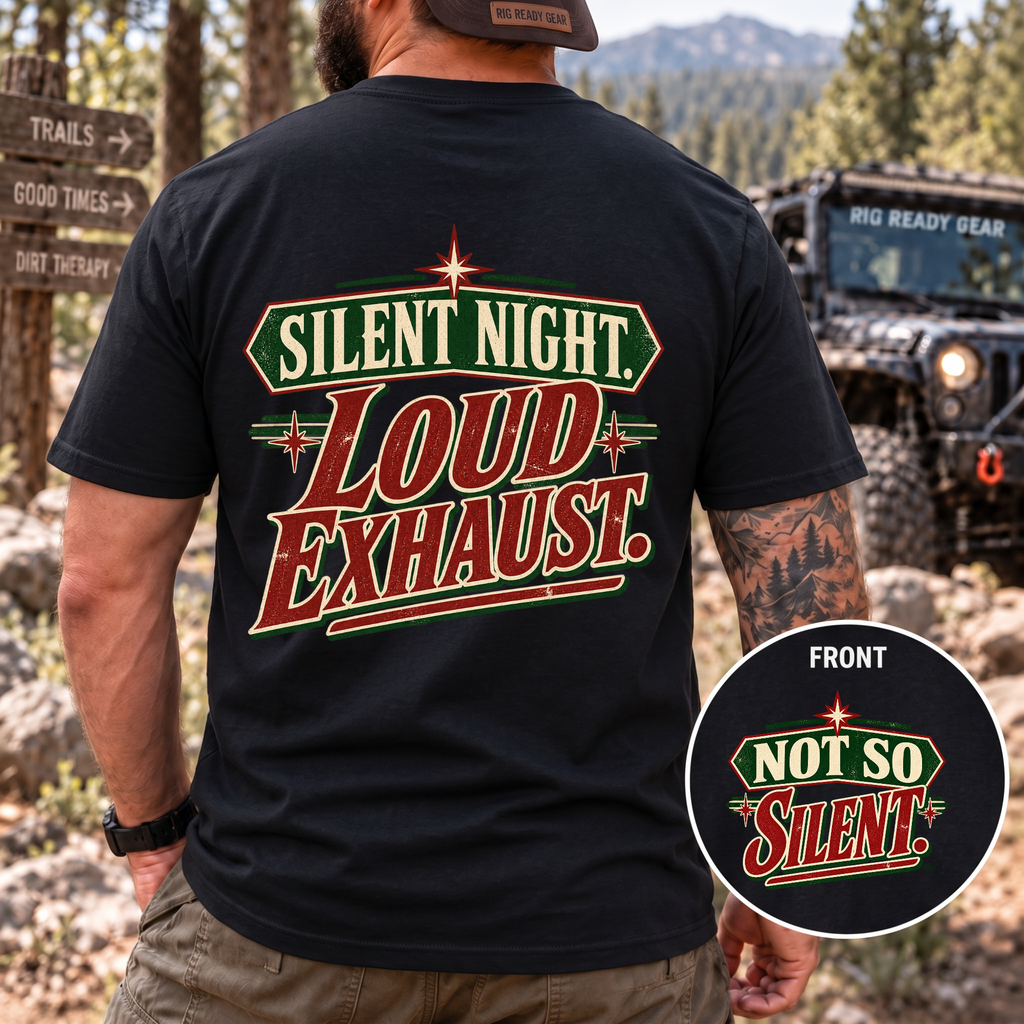 Silent Night. Loud Exhaust. T-Shirt