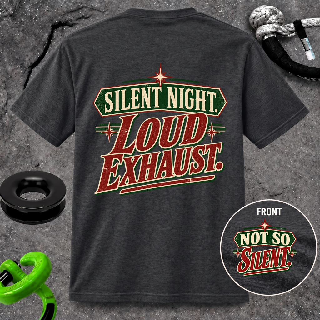 Silent Night. Loud Exhaust. T-Shirt