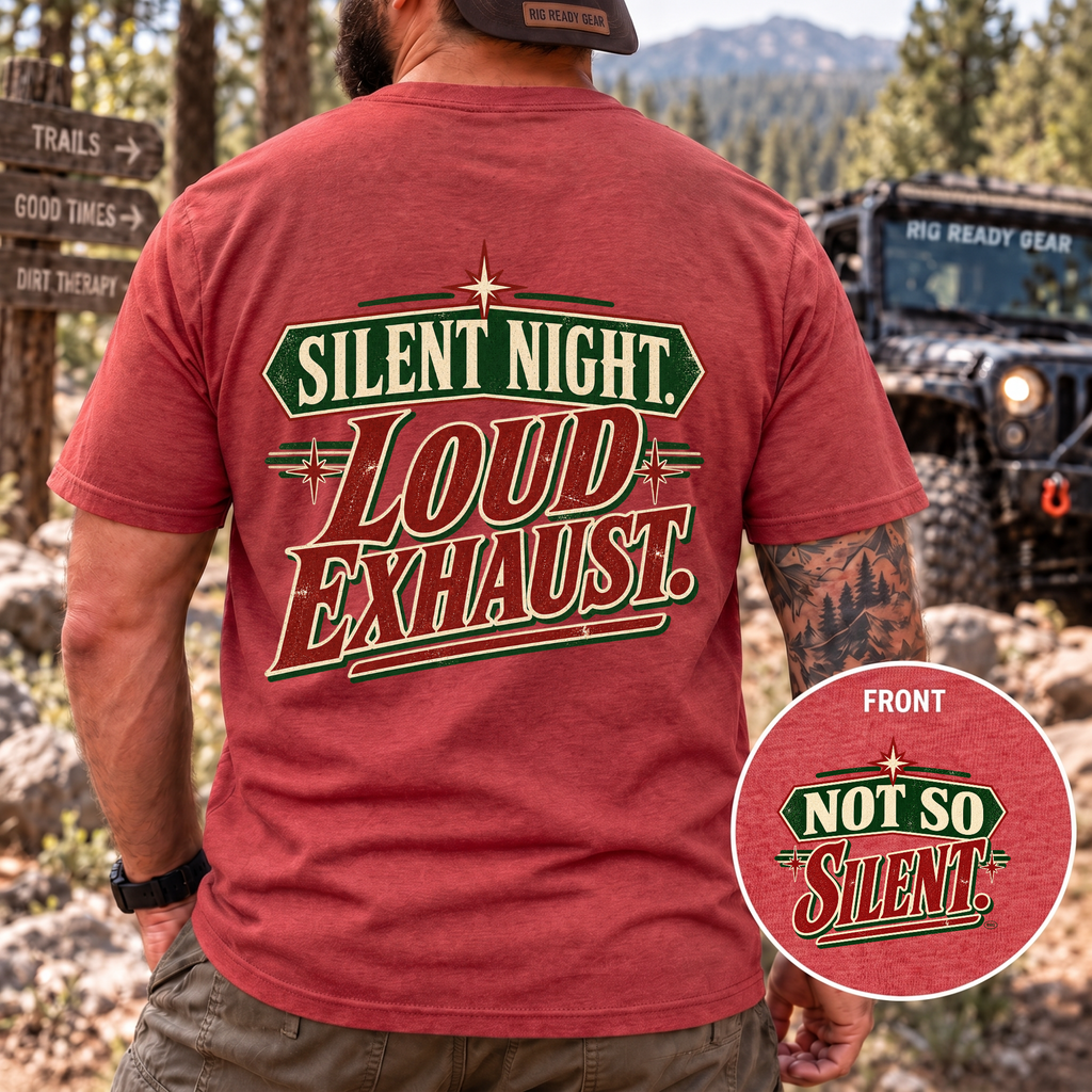 Silent Night. Loud Exhaust. T-Shirt