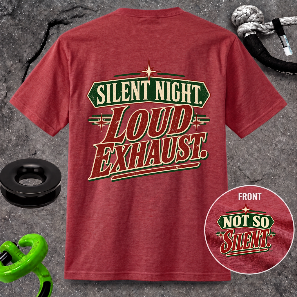 Silent Night. Loud Exhaust. T-Shirt
