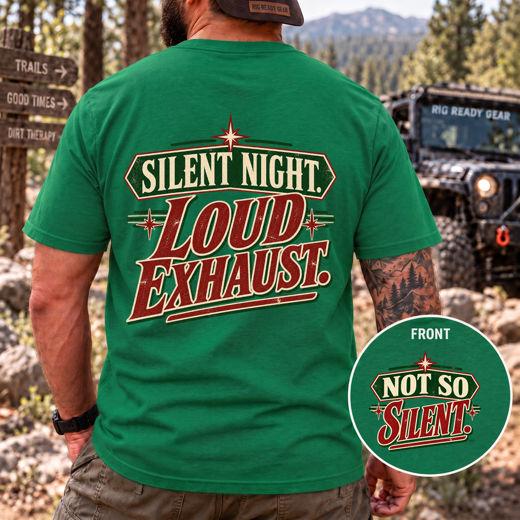 Silent Night. Loud Exhaust. T-Shirt