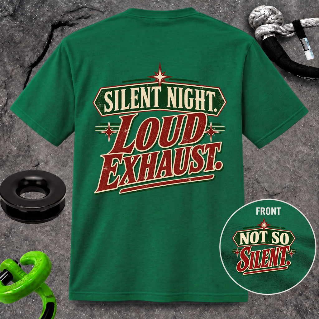 Silent Night. Loud Exhaust. T-Shirt