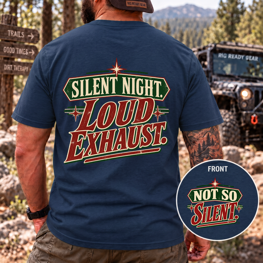 Silent Night. Loud Exhaust. T-Shirt