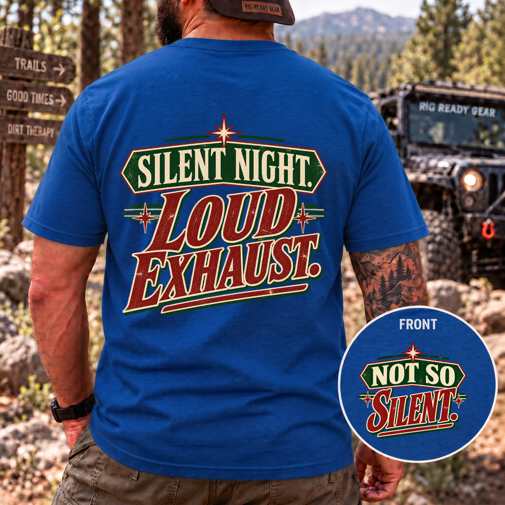 Silent Night. Loud Exhaust. T-Shirt