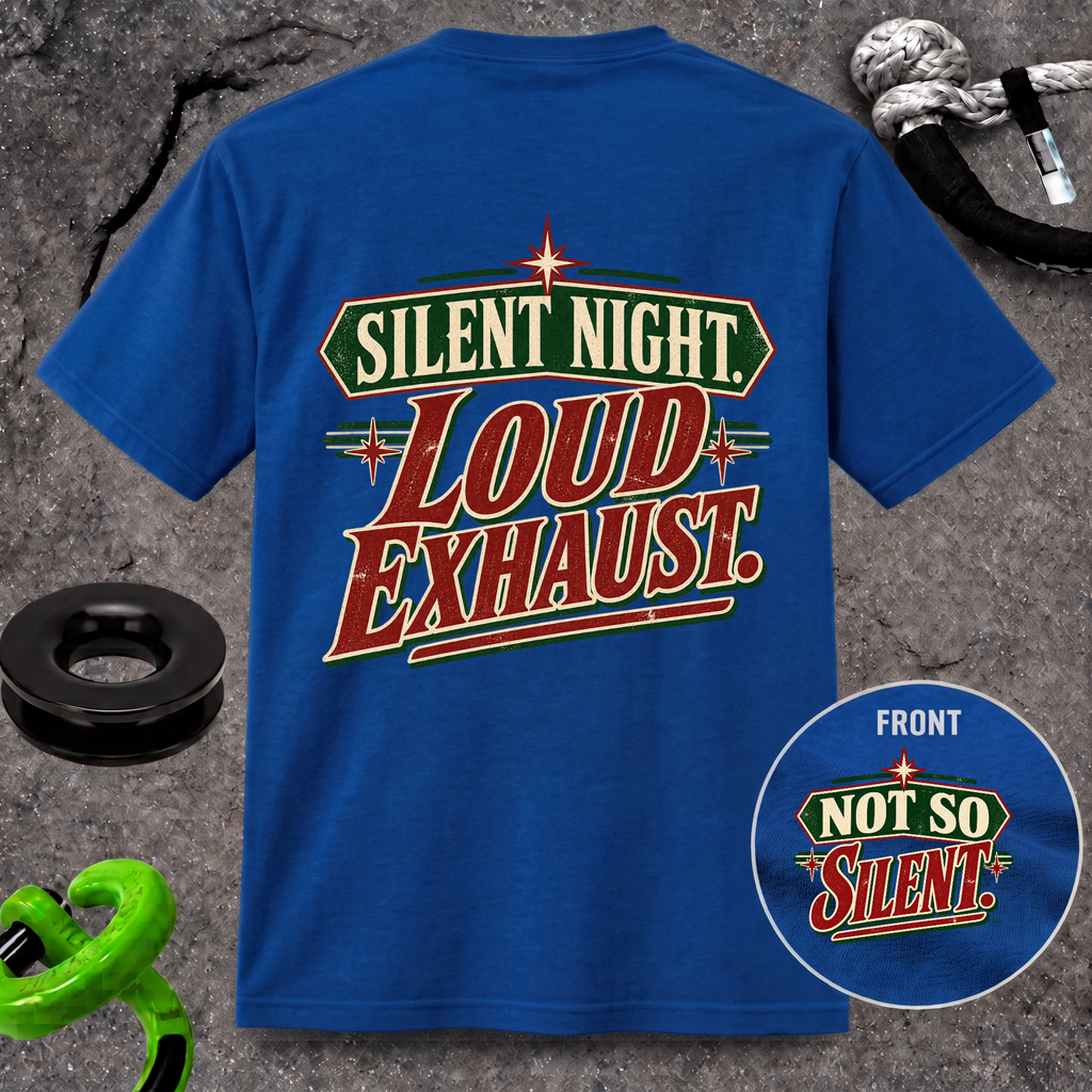 Silent Night. Loud Exhaust. T-Shirt