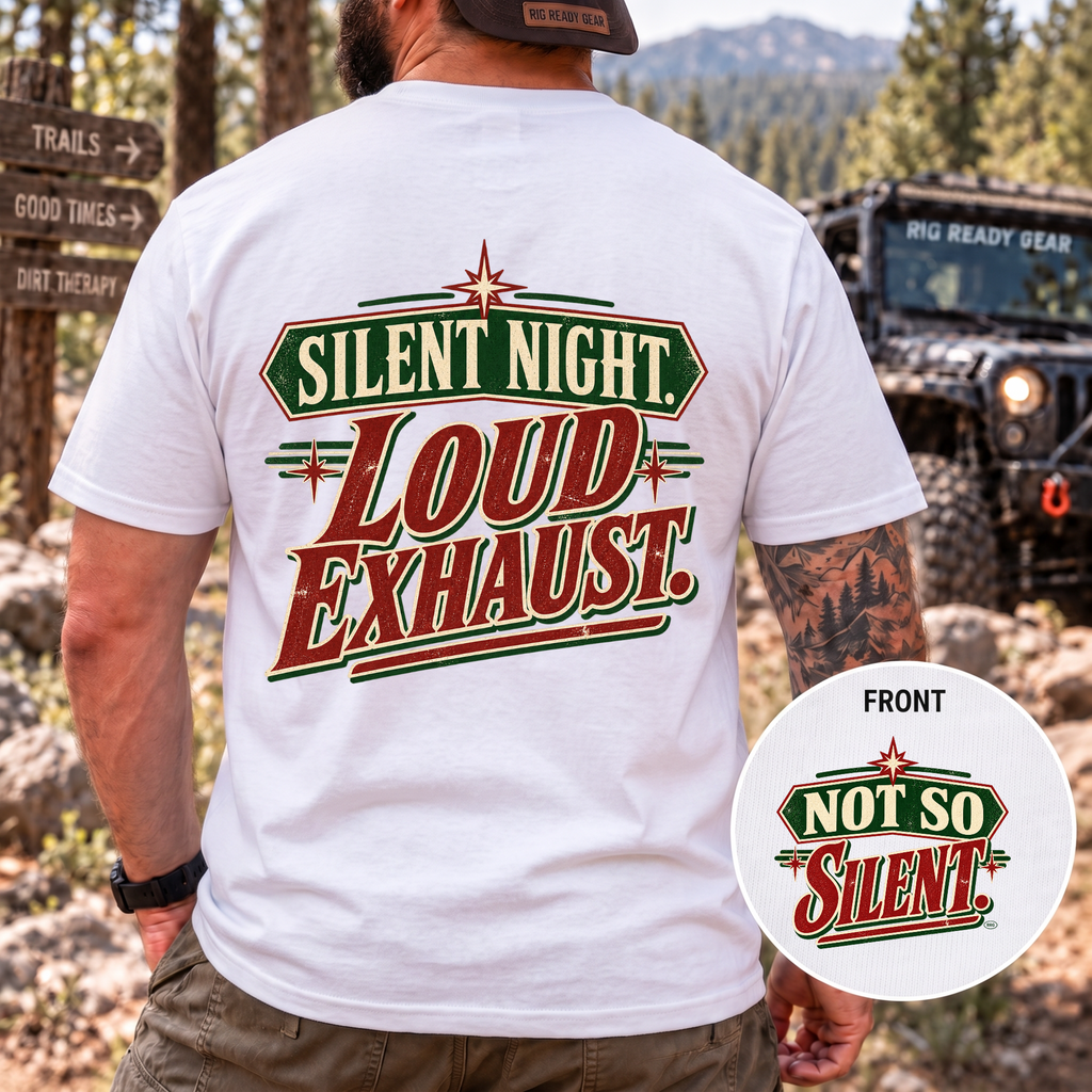 Silent Night. Loud Exhaust. T-Shirt