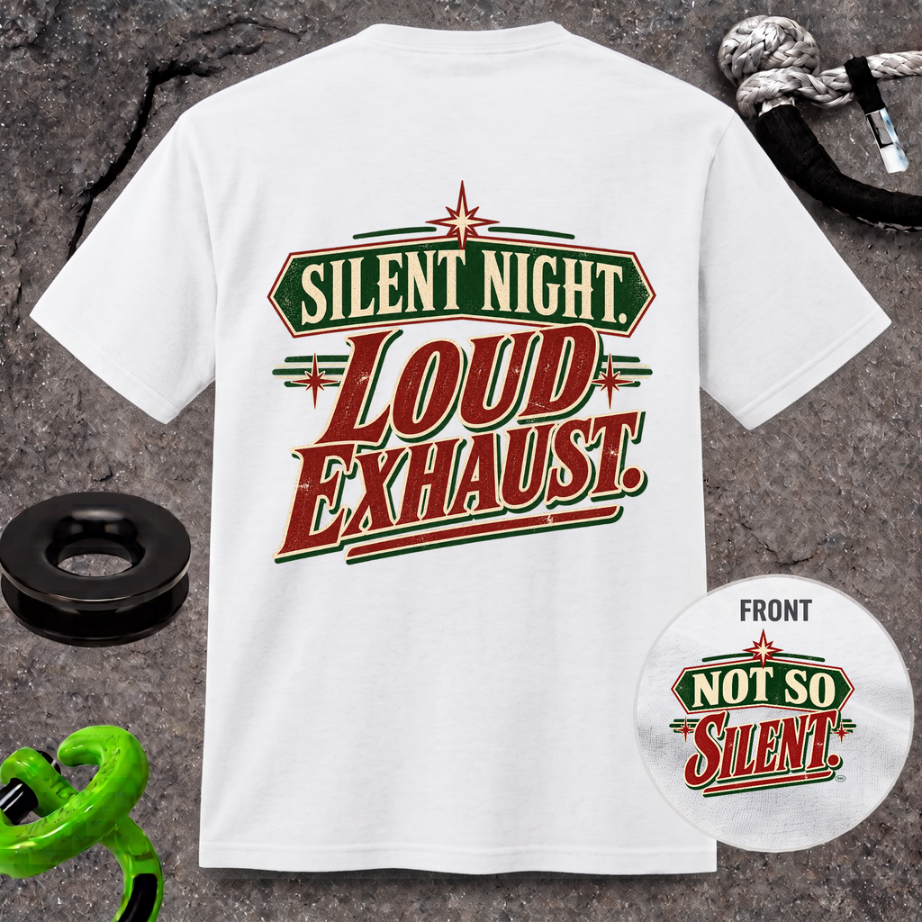 Silent Night. Loud Exhaust. T-Shirt