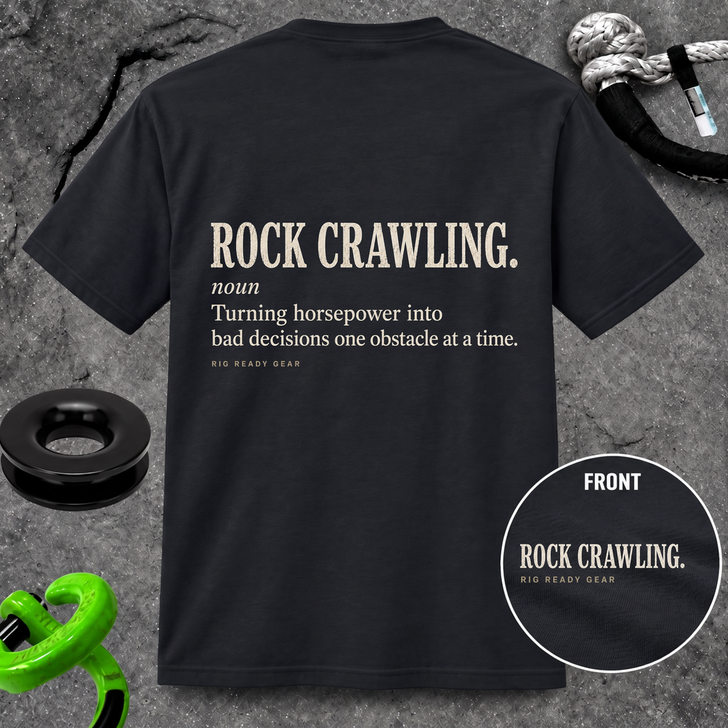 ROCK CRAWLING. Dictionary T-shirt