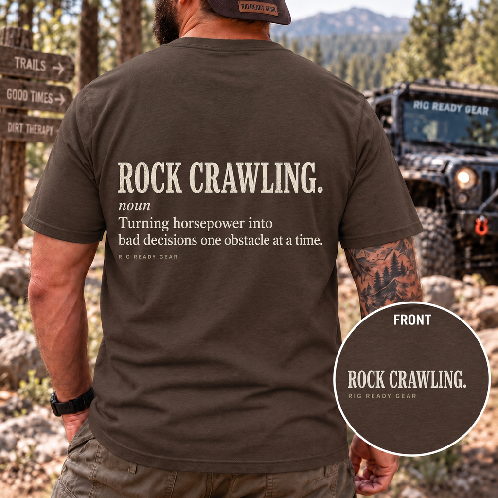 ROCK CRAWLING. Dictionary T-shirt