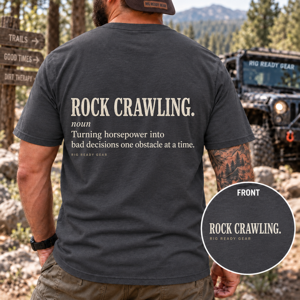 ROCK CRAWLING. Dictionary T-shirt
