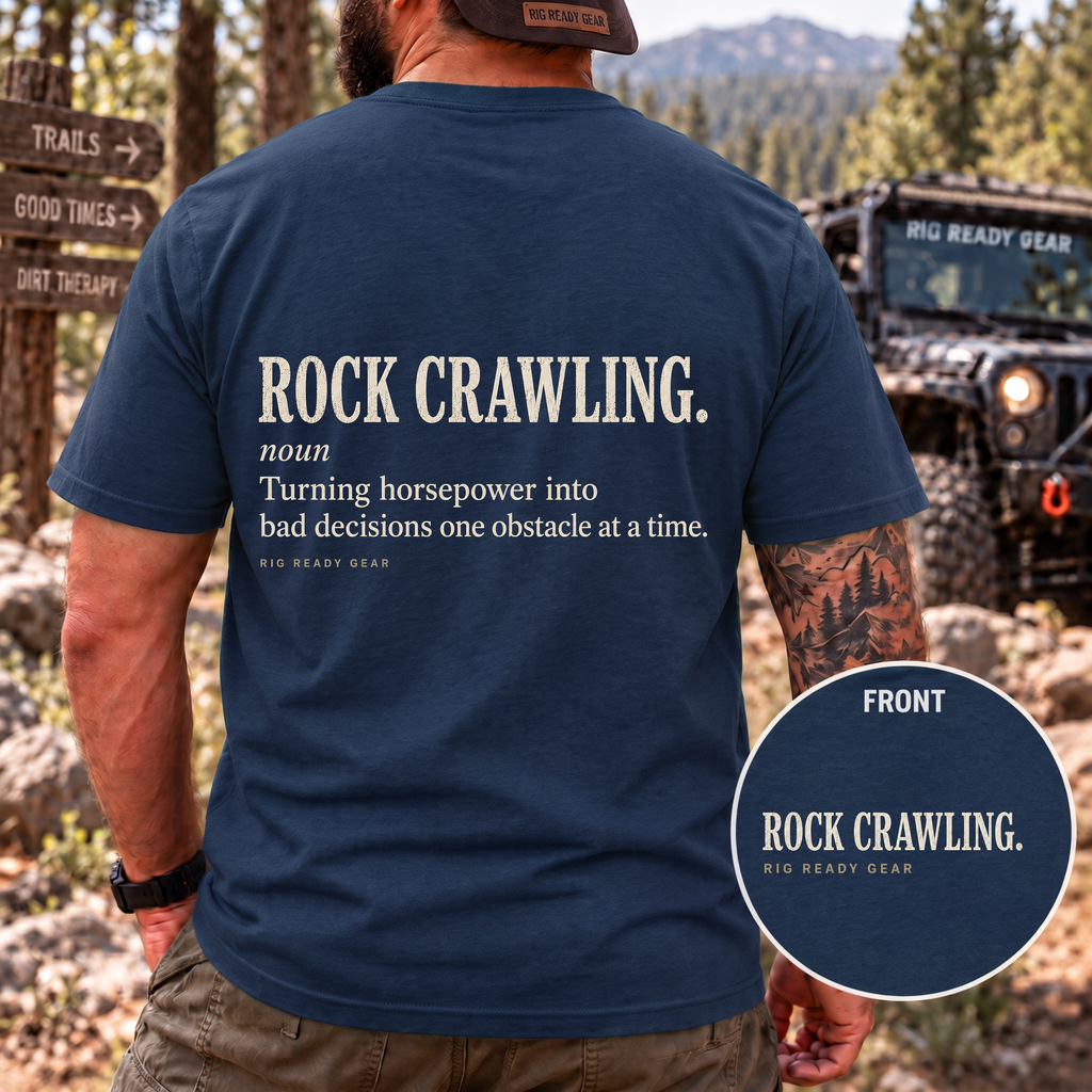 ROCK CRAWLING. Dictionary T-shirt