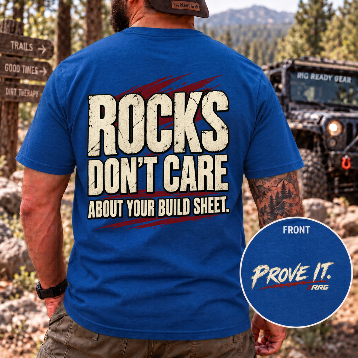 Rocks Don't Care About Your Build Sheet T-shirt