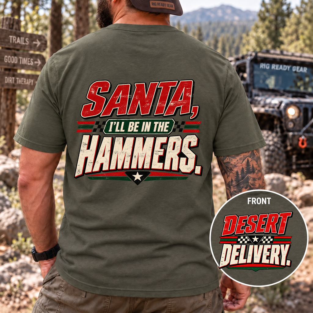 Santa, I’ll Be in the Hammers T-Shirt