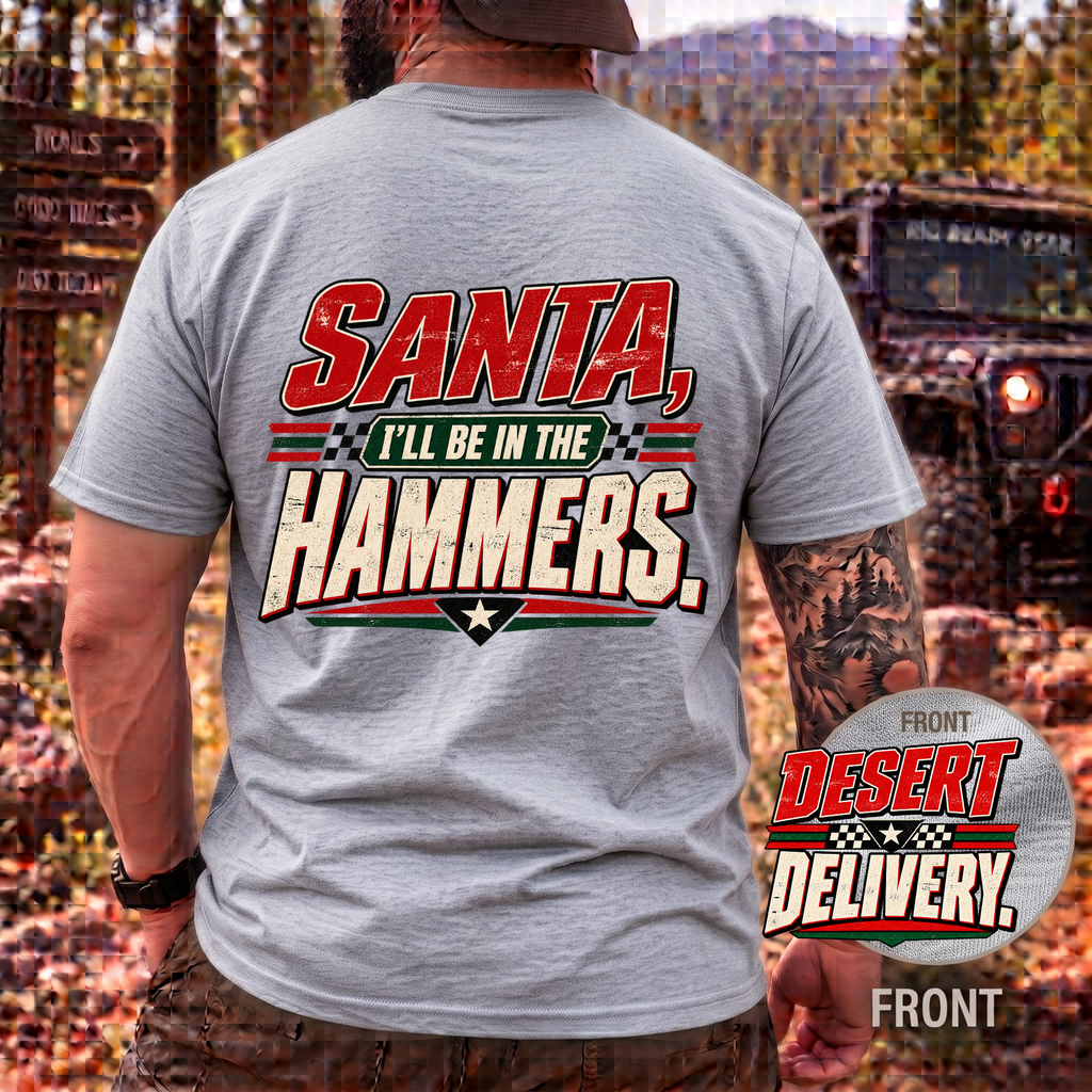 Santa, I’ll Be in the Hammers T-Shirt