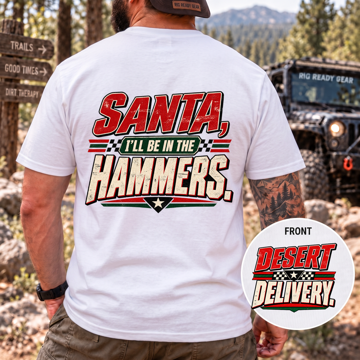 Santa, I’ll Be in the Hammers T-Shirt