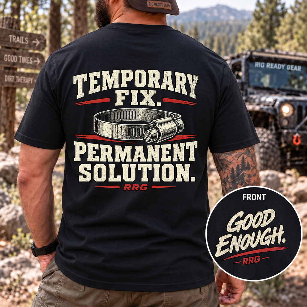 Temporary Fix. Permanent Solution. T-shirt