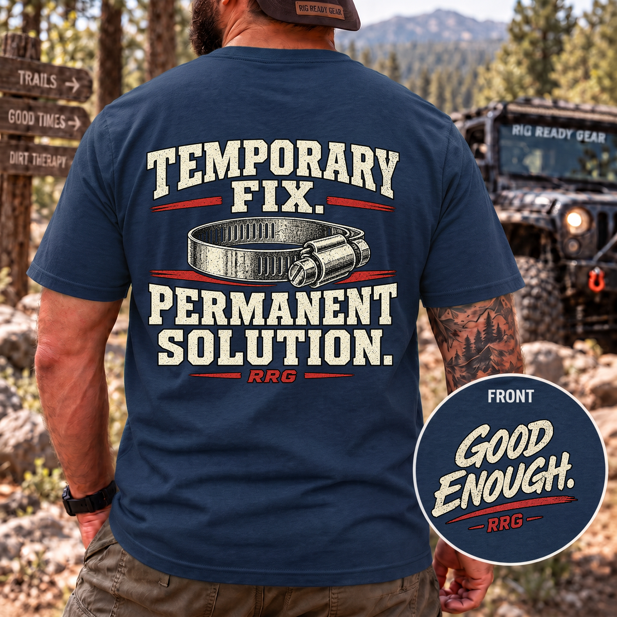 Temporary Fix. Permanent Solution. T-shirt