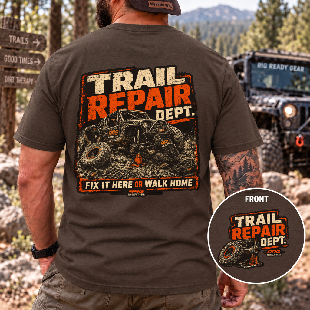 TRAIL REPAIR DEPT. T-shirt